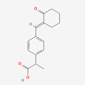 Chemical structure of Pelubiprofen