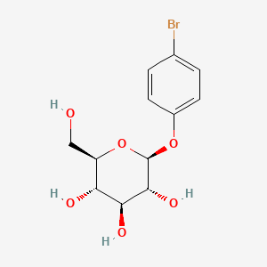 Chemical structure of ß-pBrPh-Glc