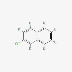 Chemical structure of 2-Chloronaphthalene-d7