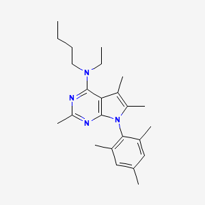 Chemical structure of Antalarmin