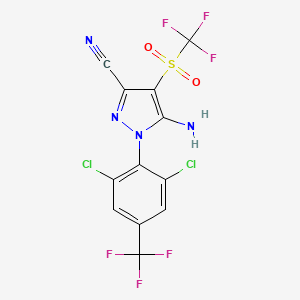 Chemical structure of Fipronil sulfone