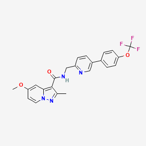 Chemical structure of anti-TB agent 1