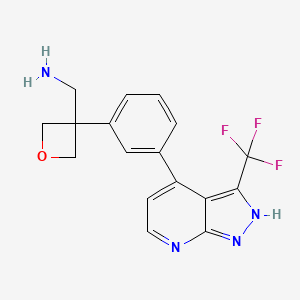 Chemical structure of PKC-theta inhibitor 1