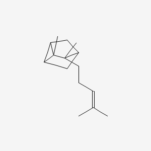 Chemical structure of Santalene