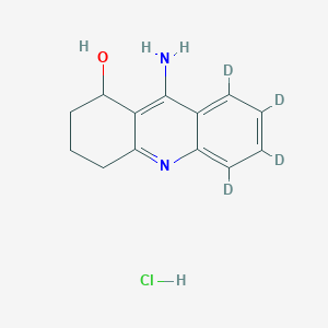 Chemical structure of 1-Hydroxy Tacrine-d4 HCl