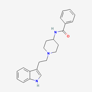 Chemical structure of Indoramin