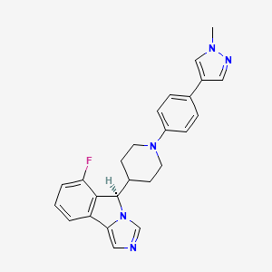 Chemical structure of (R)-IDO/TDO-IN-1