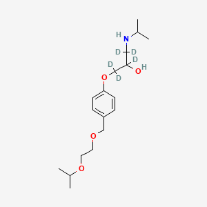 Chemical structure of Bisoprolol-d5
