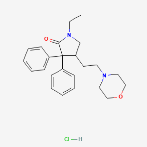Chemical structure of Doxapram-d5 hydrochloride