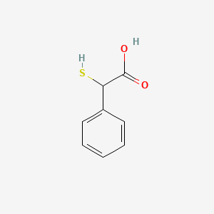 Chemical structure of Thiomandelic acid