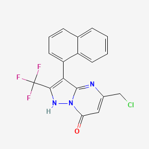 Chemical structure of QO-40