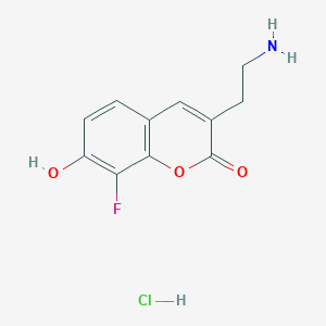 Chemical structure of FFN270 hydrochloride