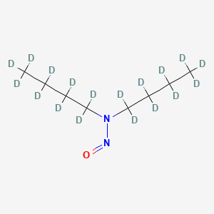 Chemical structure of N-Nitrosodibutylamine-d18