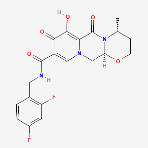 Chemical structure of Dolutegravir-d3