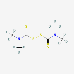 Chemical structure of Thiram-d12