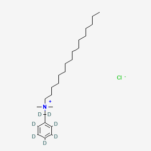 Chemical structure of Cetalkonium Chloride-d7