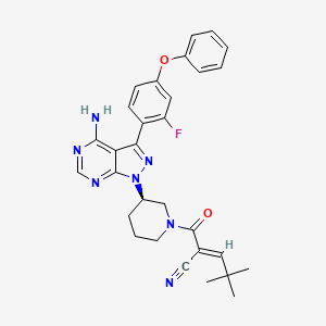 Chemical structure of Atuzabrutinib