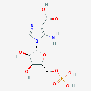 Chemical structure of Carboxyaminoimidazole ribotide