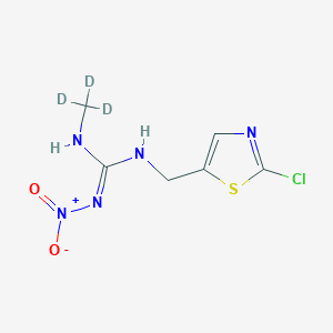 Chemical structure of Clothianidin-d3