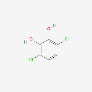 Chemical structure of 3,6-Dichlorocatechol
