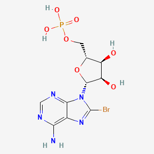 Chemical structure of 8-Bromo-AMP