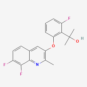 Chemical structure of Ipflufenoquin