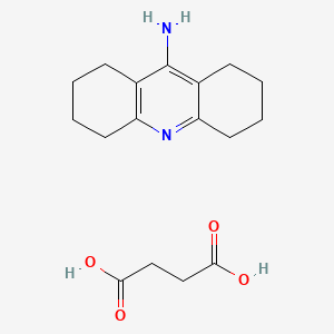 Chemical structure of Octahydroaminoacridine succinate