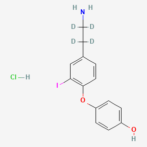 Chemical structure of T1AM-d4 hydrochloride