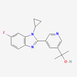 Chemical structure of CYP11B2-IN-1