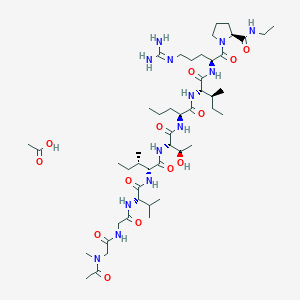 Chemical structure of ABT-510 acetate