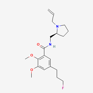 Chemical structure of Fallypride
