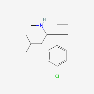 Chemical structure of Desmethyl Sibutramine