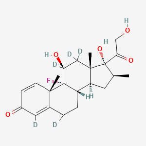Chemical structure of Betamethasone-d5-1