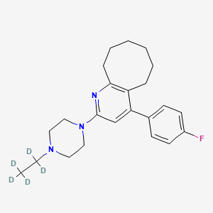Chemical structure of Blonanserin-d5