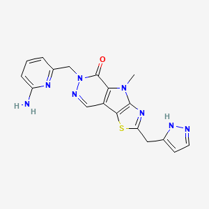 Chemical structure of Tebapivat