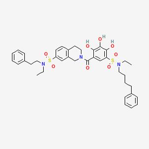 Chemical structure of Cyanine 3 Tyramide methyl indole