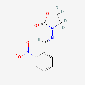 Chemical structure of 2-NP-AOZ-d4