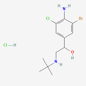 Chemical structure of Bromchlorbuterol hydrochloride