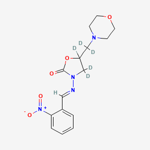 Chemical structure of 2-NP-AMOZ-d5