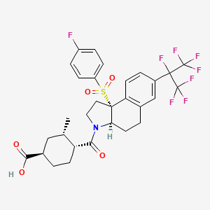 Chemical structure of BMS-986251