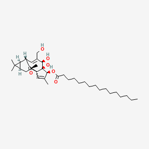 Chemical structure of Ingenol-3-palmitate