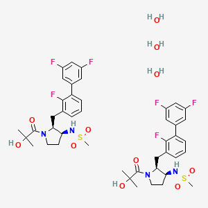Chemical structure of Firazorexton hydrate