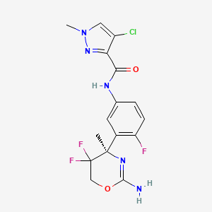 Chemical structure of Voriconazole N-oxide hydrochloride