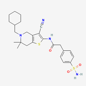 Chemical structure of NITD-688