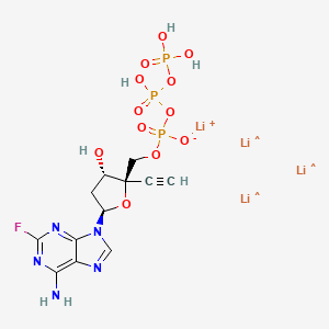 Chemical structure of EFdA-TP tetralithium