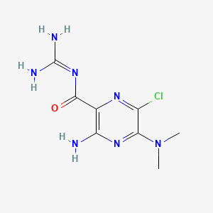 Chemical structure of Dimethylamiloride