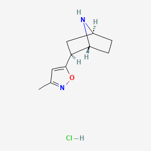 Chemical structure of Epiboxidine hydrochloride