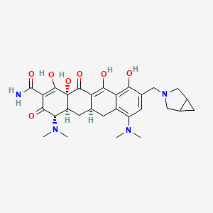 Chemical structure of Zifanocycline TFA