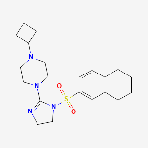 Chemical structure of KDM2B-IN-1