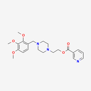 Chemical structure of Ninerafaxstat